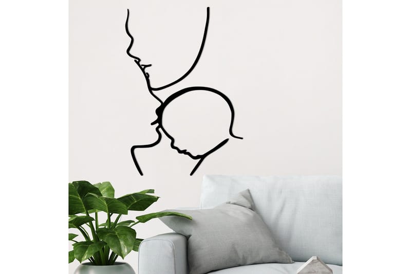 Family Väggdekor - Svart - Inredning - Väggdekor - Skylt - Plåtskyltar