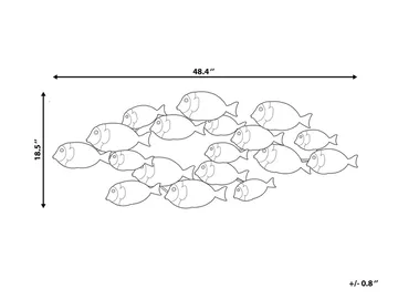Fermium Väggdekoration 123 cm - Grön - Inredning - Väggdekor - Skylt - Plåtskyltar