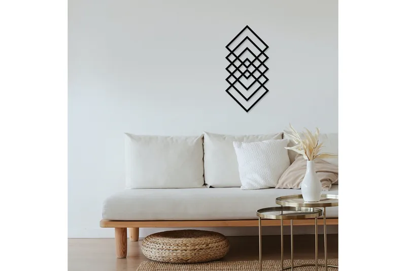 Geometry Väggdekor - Svart - Inredning - Väggdekor - Skylt - Plåtskyltar