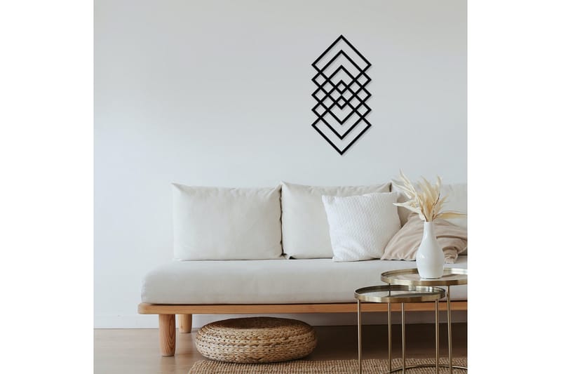 Geometry Väggdekor - Svart - Inredning - Väggdekor - Skylt - Plåtskyltar