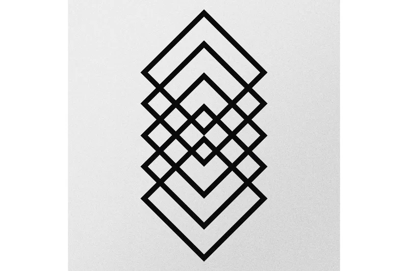 Geometry Väggdekor - Svart - Inredning - Väggdekor - Skylt - Plåtskyltar