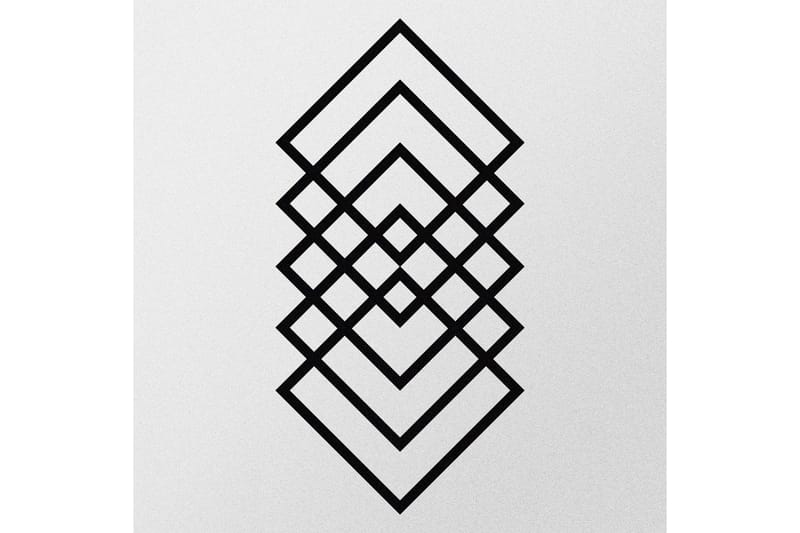 Geometry Väggdekor - Svart - Inredning - Väggdekor - Skylt - Plåtskyltar