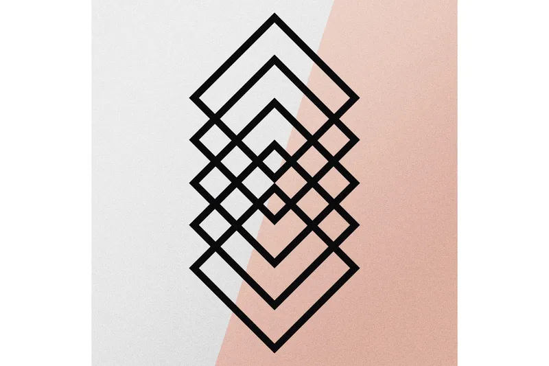 Geometry Väggdekor - Svart - Inredning - Väggdekor - Skylt - Plåtskyltar