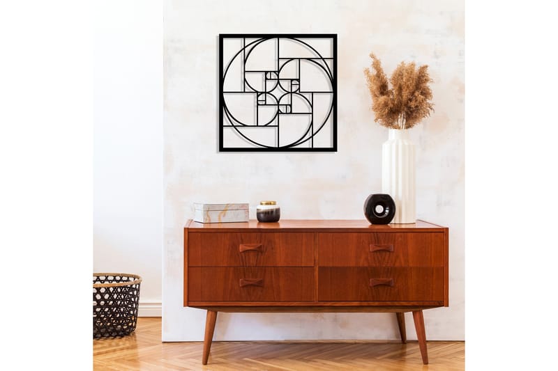 Golden Ratio Väggdekor - Svart - Inredning - Väggdekor - Skylt - Plåtskyltar