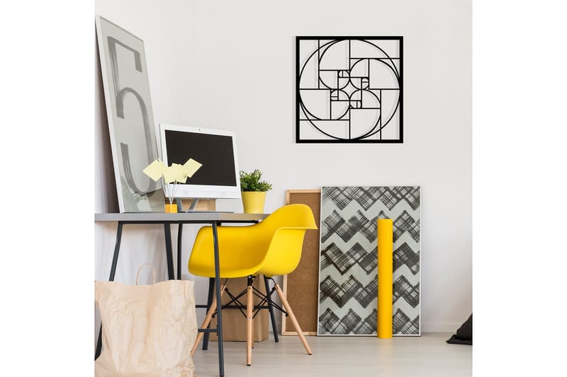 Golden Ratio Väggdekor - Svart - Inredning - Väggdekor - Skylt - Plåtskyltar