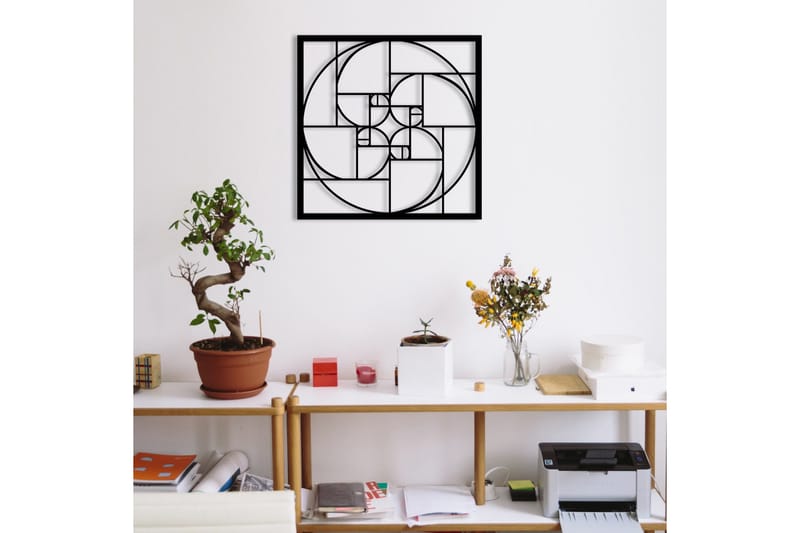 Golden Ratio Väggdekor - Svart - Inredning - Väggdekor - Skylt - Plåtskyltar