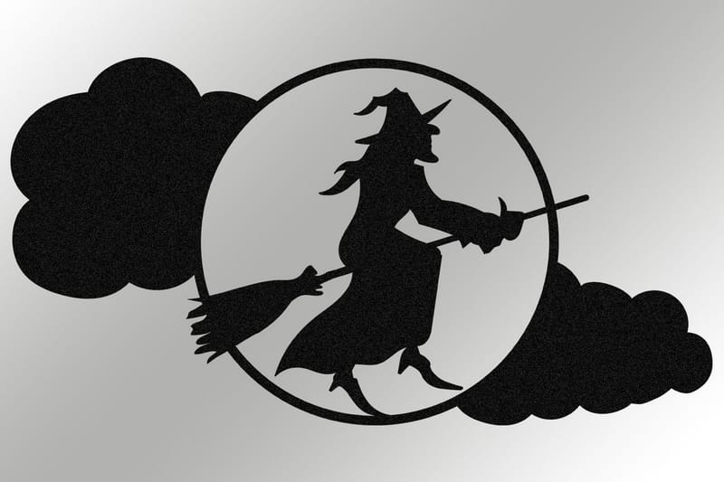 Halloween 15 Väggdekor - Svart - Inredning - Väggdekor - Skylt - Plåtskyltar