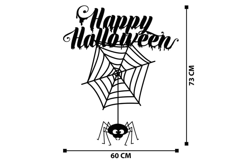 Halloween 3 Väggdekor - Svart - Inredning - Väggdekor - Skylt - Plåtskyltar