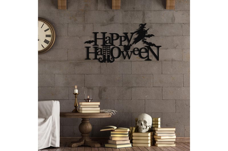 Halloween 4 Väggdekor - Svart - Inredning - Väggdekor - Skylt - Plåtskyltar