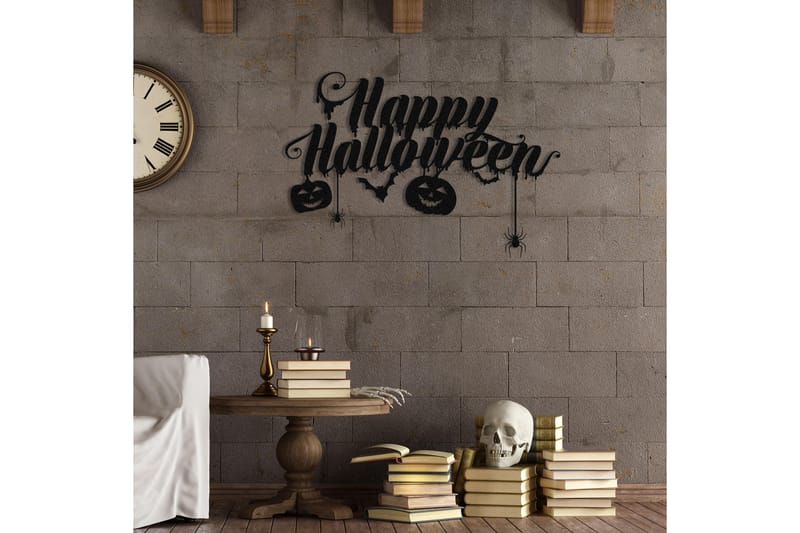 Halloween 5 Väggdekor - Svart - Inredning - Väggdekor - Skylt - Plåtskyltar