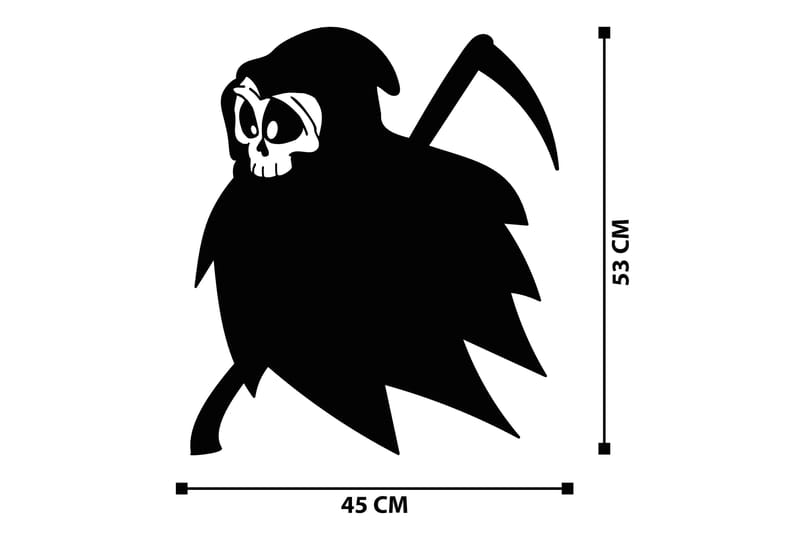 Halloween 8 Väggdekor - Svart - Inredning - Väggdekor - Skylt - Plåtskyltar