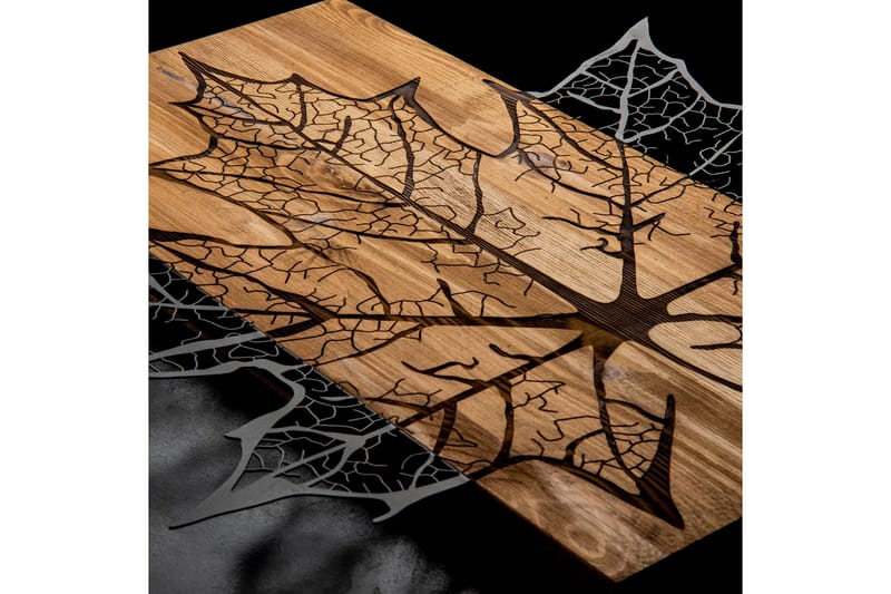 Hare Väggdekor - Svart/Valnöt - Inredning - Väggdekor - Skylt - Plåtskyltar