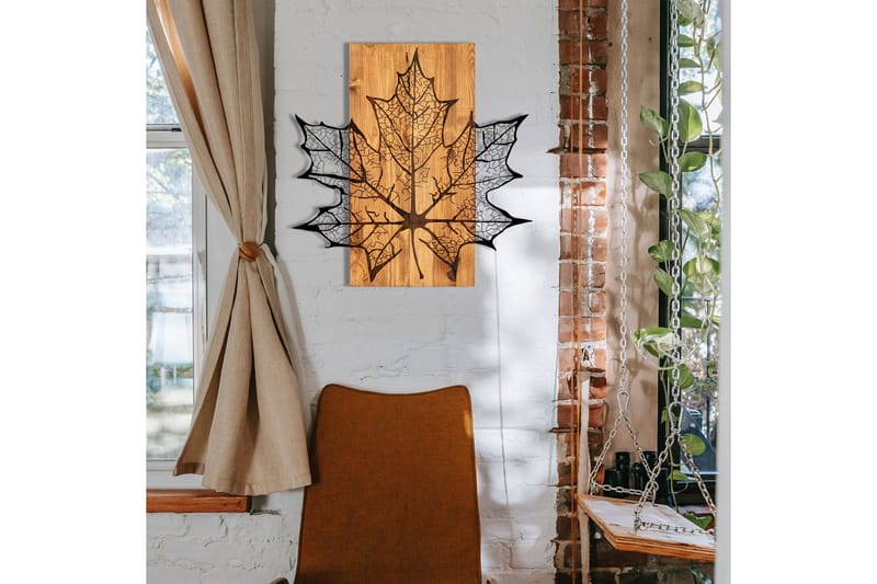 Hare Väggdekor - Svart/Valnöt - Inredning - Väggdekor - Skylt - Plåtskyltar