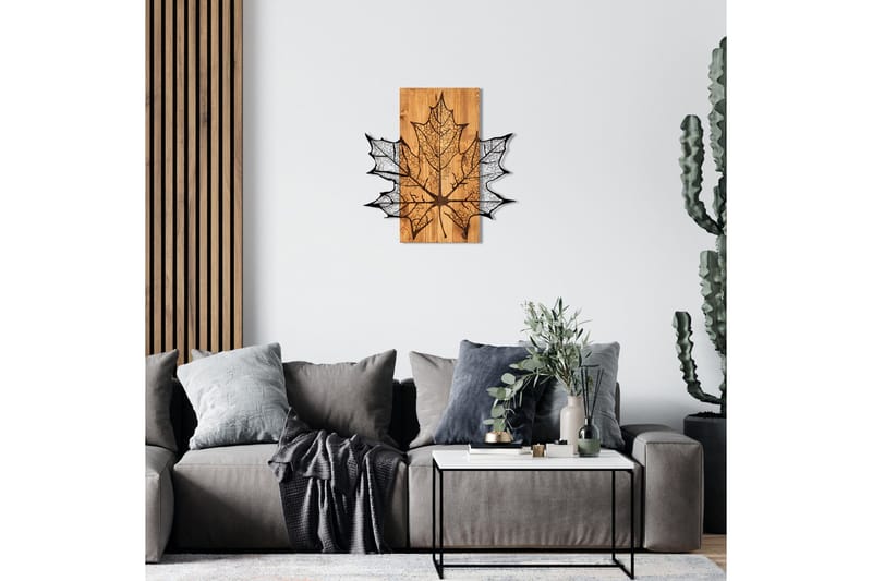 Hare Väggdekor - Svart/Valnöt - Inredning - Väggdekor - Skylt - Plåtskyltar