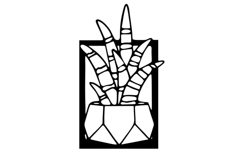 Havsala Väggdekor, Svart