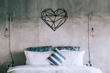 Heart Metal Decor Väggdekor - Svart - Inredning - Väggdekor - Skylt - Plåtskyltar