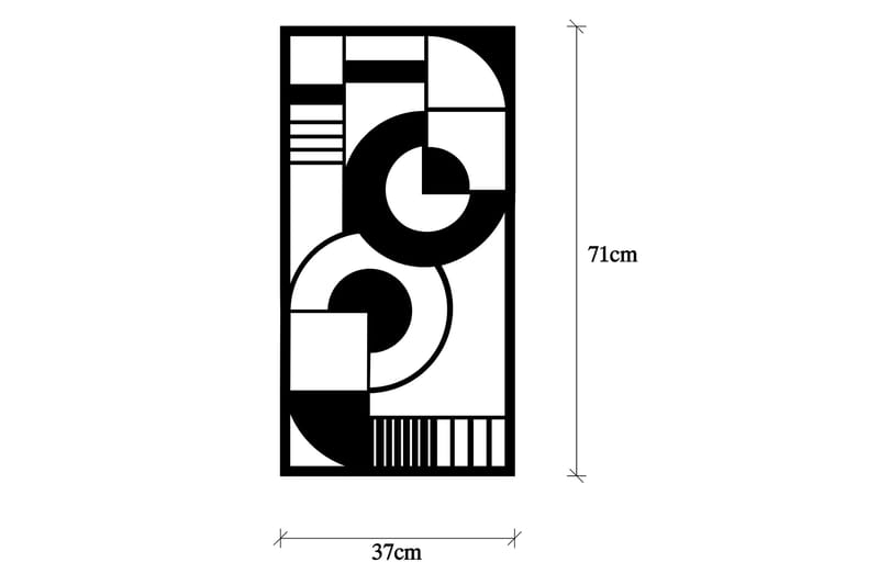 Hypnosis 2 Väggdekor - Svart - Inredning - Väggdekor - Skylt - Plåtskyltar