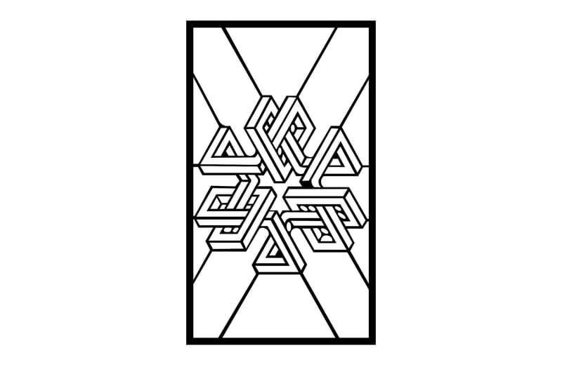 Hypnosis 3 Väggdekor - Svart - Inredning - Väggdekor - Skylt - Plåtskyltar