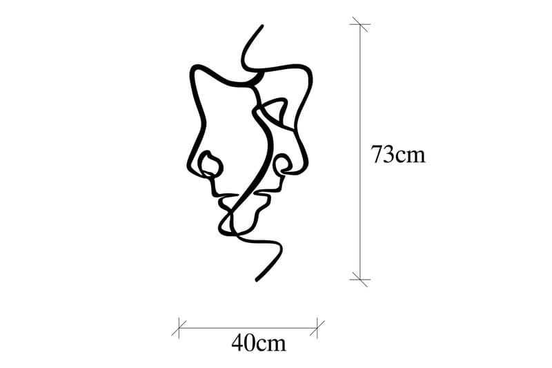 Interior Väggdekor - Svart - Inredning - Väggdekor - Skylt - Plåtskyltar