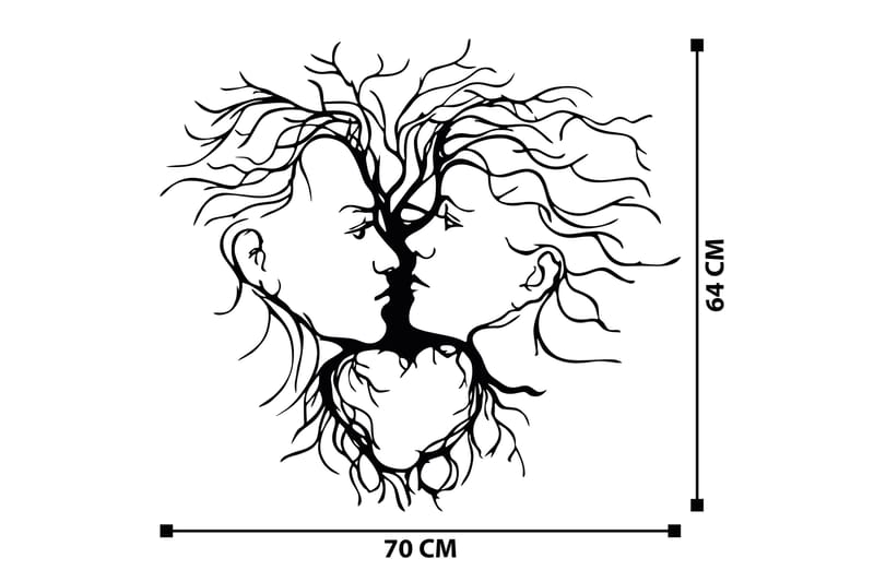 Intrigue Väggdekor - Svart - Inredning - Väggdekor - Skylt - Plåtskyltar