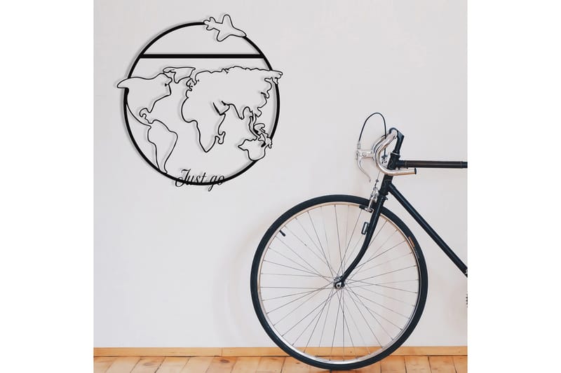 Juest Go Väggdekor - Svart - Inredning - Väggdekor - Skylt - Plåtskyltar