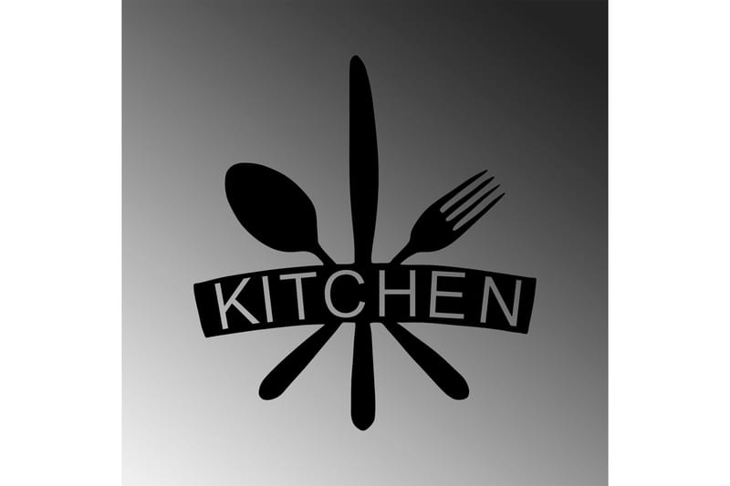 Kitchen Väggdekor - Svart - Inredning - Väggdekor - Skylt - Plåtskyltar