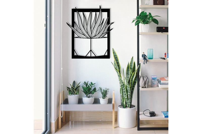 Lagom Väggdekor - Svart - Inredning - Väggdekor - Skylt - Plåtskyltar