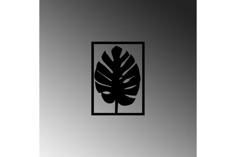 Leaf 30 Väggdekor - Svart - Inredning - Väggdekor - Skylt - Plåtskyltar