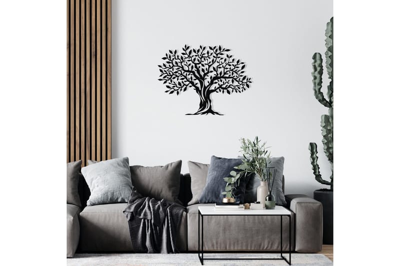 Leaf Fall Väggdekor - Svart - Inredning - Väggdekor - Skylt - Plåtskyltar