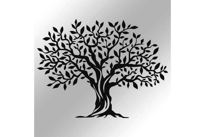 Leaf Fall Väggdekor - Svart - Inredning - Väggdekor - Skylt - Plåtskyltar