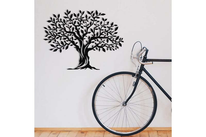 Leaf Fall Väggdekor - Svart - Inredning - Väggdekor - Skylt - Plåtskyltar