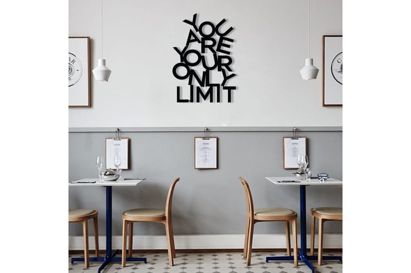Limit Väggdekor - Svart - Inredning - Väggdekor - Skylt - Plåtskyltar