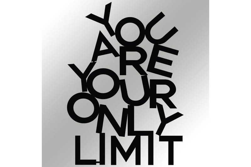 Limit Väggdekor - Svart - Inredning - Väggdekor - Skylt - Plåtskyltar