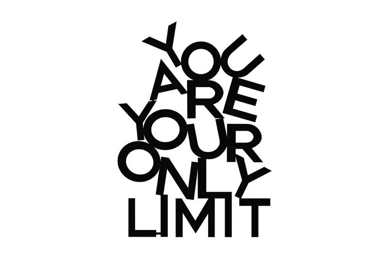 Limit Väggdekor, Svart