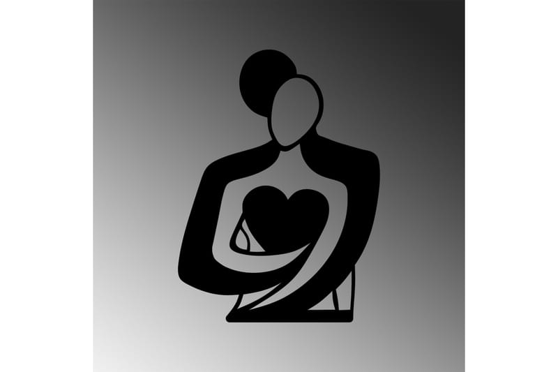 Love Väggdekor - Svart - Inredning - Väggdekor - Skylt - Plåtskyltar