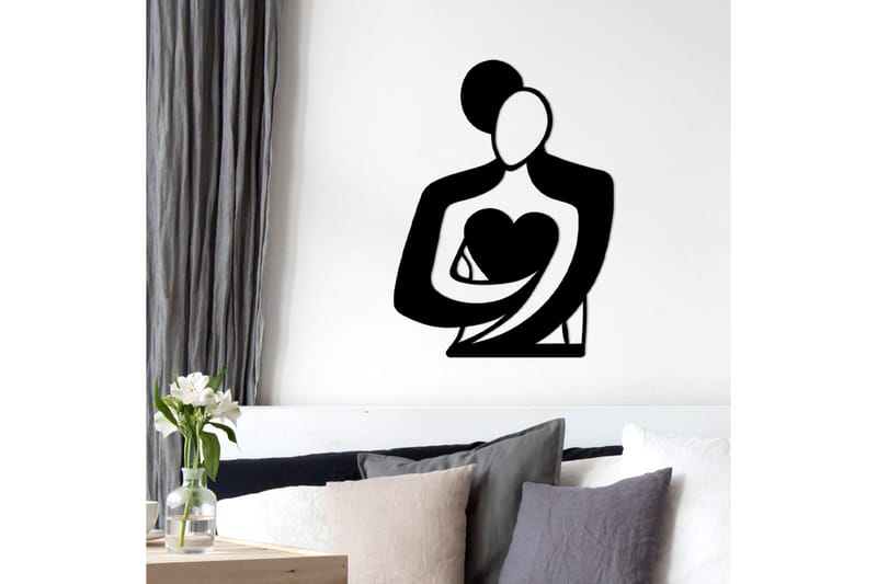 Love Väggdekor - Svart - Inredning - Väggdekor - Skylt - Plåtskyltar
