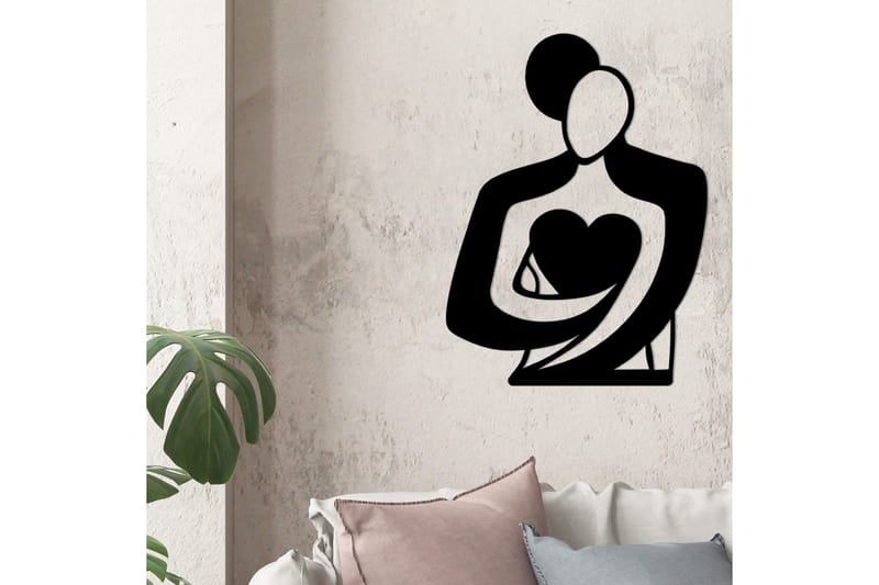 Love Väggdekor - Svart - Inredning - Väggdekor - Skylt - Plåtskyltar