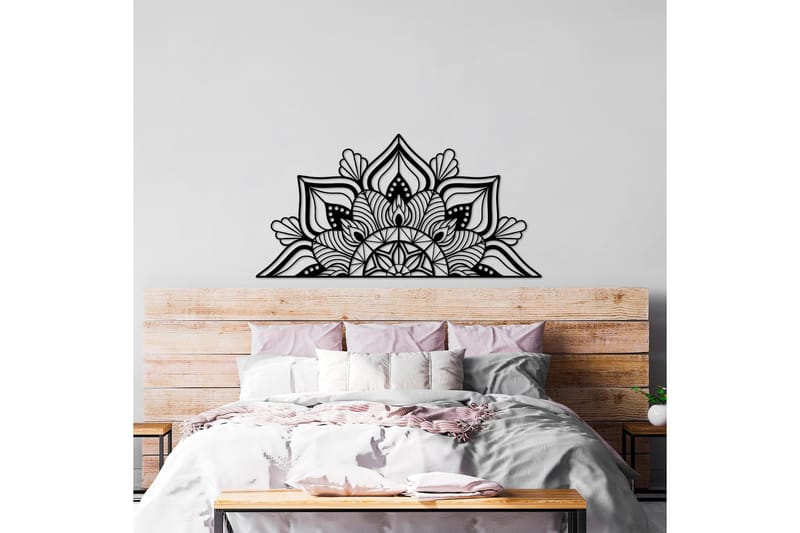 Mandala 1 Väggdekor - Svart - Inredning - Väggdekor - Skylt - Plåtskyltar