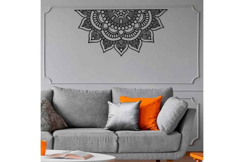 Mandala 3 Väggdekor - Svart - Inredning - Väggdekor - Skylt - Plåtskyltar