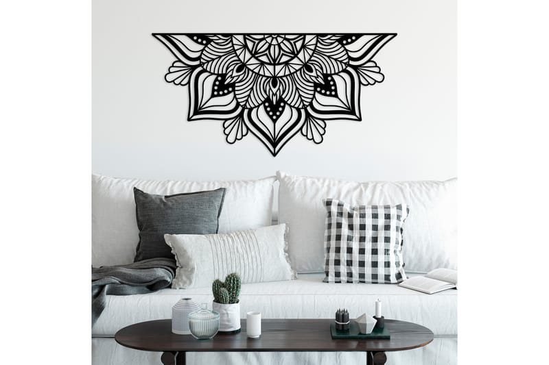 Mandalas 1 Väggdekor - Svart - Inredning - Väggdekor - Skylt - Plåtskyltar