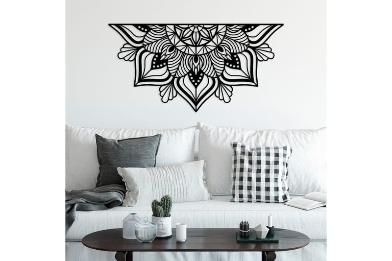 Mandalas 1 Väggdekor - Svart - Inredning - Väggdekor - Skylt - Plåtskyltar