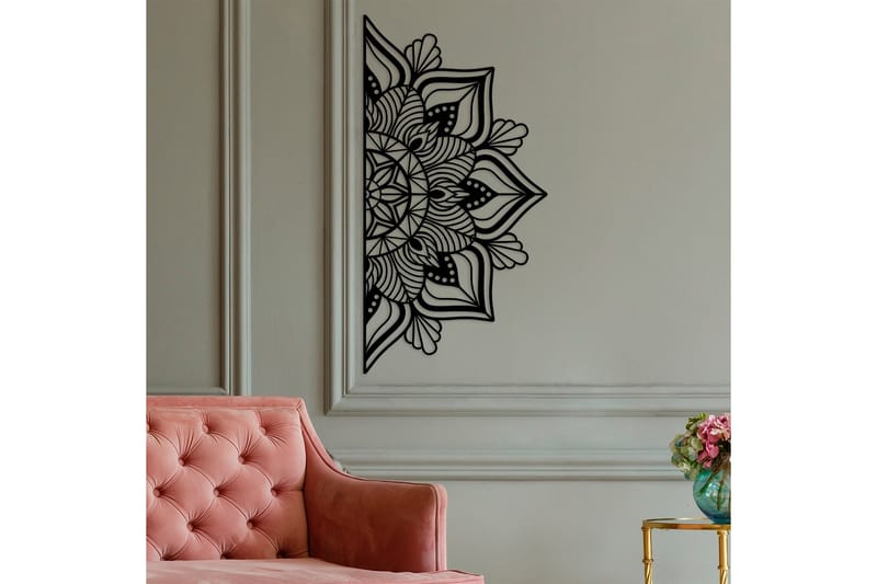 Mandalas 1 Väggdekor - Svart - Inredning - Väggdekor - Skylt - Plåtskyltar