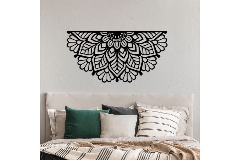 Mandalas 2 Väggdekor - Svart - Inredning - Väggdekor - Skylt - Plåtskyltar