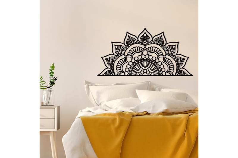 Mandalas 3 Väggdekor - Svart - Inredning - Väggdekor - Skylt - Plåtskyltar