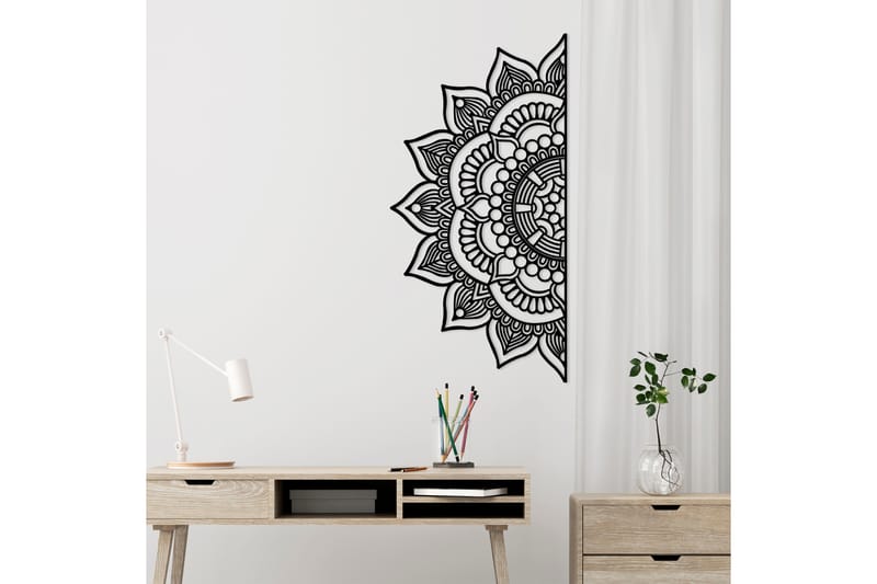 Mandalas 3 Väggdekor - Svart - Inredning - Väggdekor - Skylt - Plåtskyltar