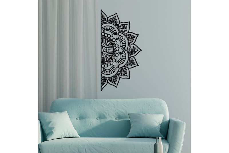 Mandalas 3 Väggdekor - Svart - Inredning - Väggdekor - Skylt - Plåtskyltar