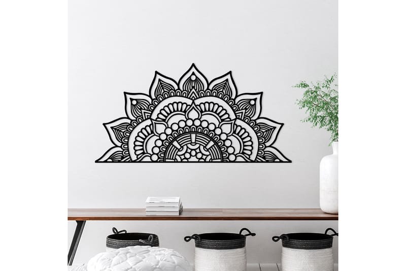 Mandalas 3 Väggdekor - Svart - Inredning - Väggdekor - Skylt - Plåtskyltar