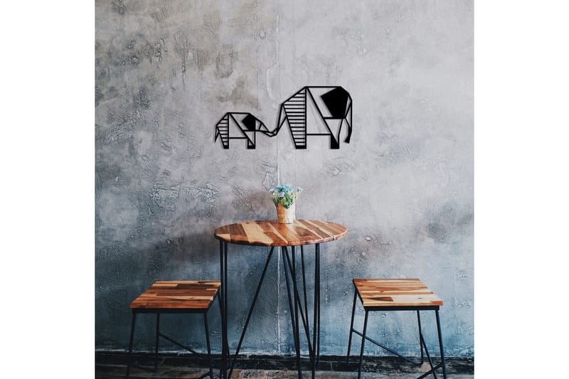 Metal Wall Decor Väggdekor - Svart - Inredning - Väggdekor - Skylt - Plåtskyltar