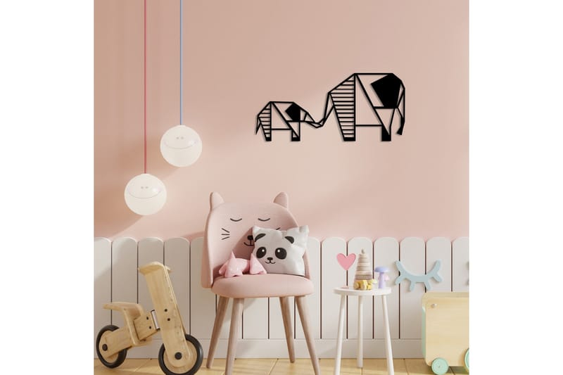 Metal Wall Decor Väggdekor - Svart - Inredning - Väggdekor - Skylt - Plåtskyltar