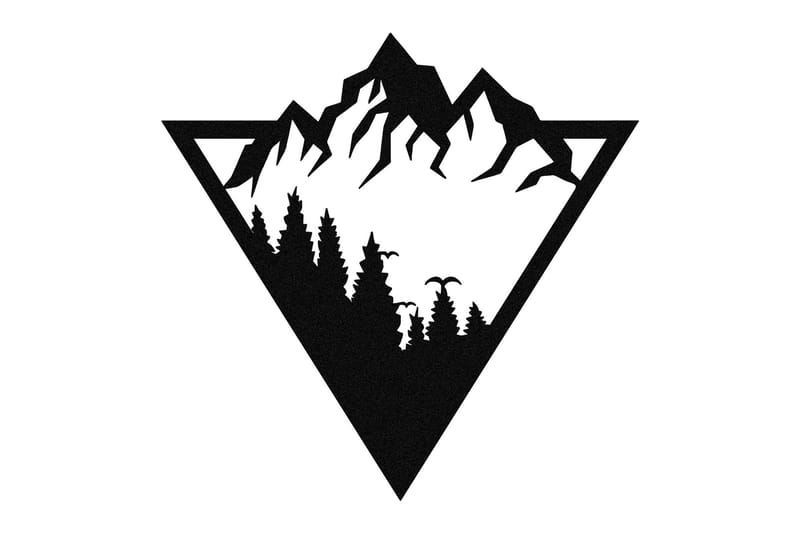 Meyus Väggdekor - Svart - Inredning - Väggdekor - Skylt - Plåtskyltar